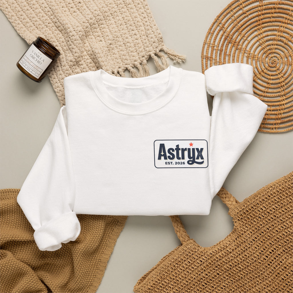 Astrix Retro Patch Crewneck Sweatshirt