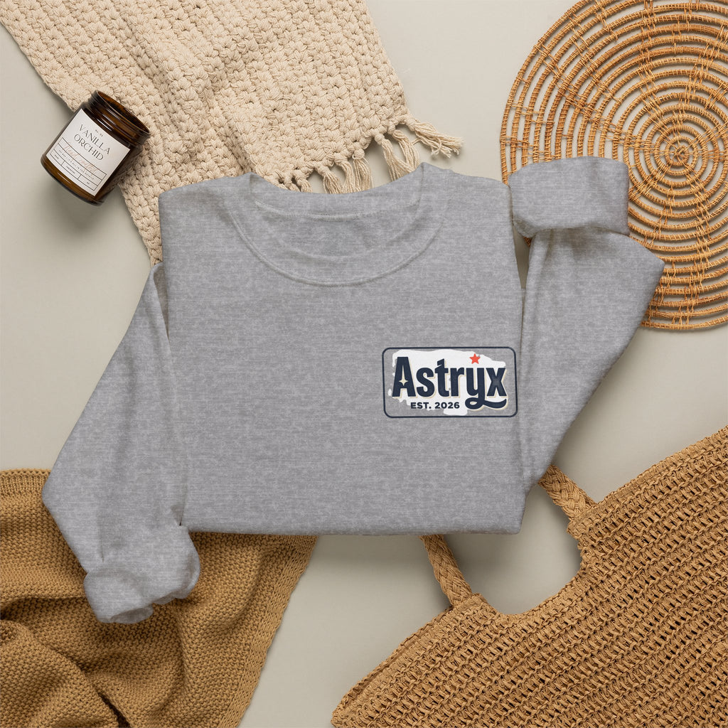 Astrix Retro Patch Crewneck Sweatshirt