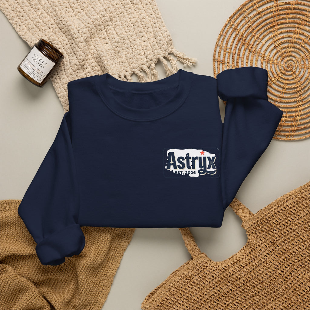 Astrix Retro Patch Crewneck Sweatshirt